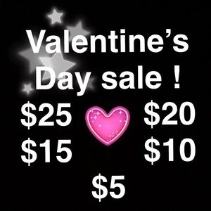Valentine’s Day sale